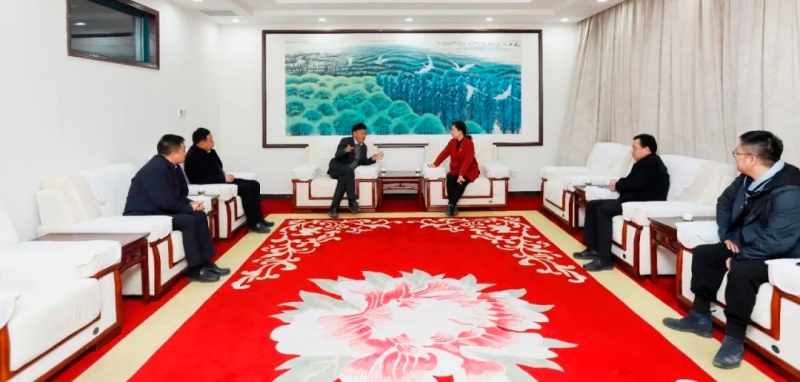 發(fā)揮產(chǎn)業(yè)優(yōu)勢(shì) 助力鄉(xiāng)村振興 | 民權(quán)縣委副書記、縣長(zhǎng)王靜嫻會(huì)見關(guān)曉彥董事長(zhǎng)一行